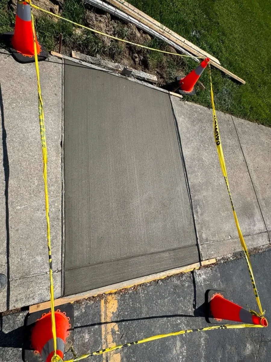 Sidewalk section replaced by TH Concrete in Portsmouth, Ohio